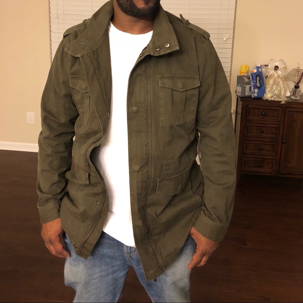 New w/Tags True Craft Army Green Fatigue Jacket